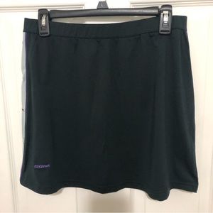 bollé Tennis Sport Black Skirt Elastic Waist Without An Attached Short Large
